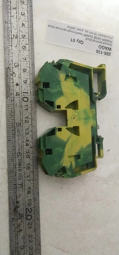 Wago 285-137 Ground Terminal Block 35mm² 2 Conductor Din rail Cage Clamp Green - Image 13