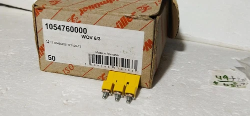 Weidmüller 1054760000 WQV 6/3 Jumper Terminal Block 3Position Screw In Transduce - Image 2
