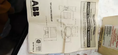 ABB TIP1FA300 I/P Converter Transducer 4-20 3-15 Intrinsically Safe Controller - Image 2