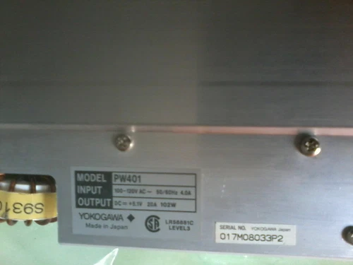Yokogawa PW401 Centum PLC DCS Power Supply Mounting Frame Only Transmitter Meter - Image 4