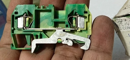 Wago 281-907 Ground Terminal Block 4 mm² 2 Conductor Din rail Cage Clamp Green - Image 5