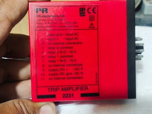 PR Electronic 2231 AC/DC Trip Amplifier Programable 2 Alarms Limits Controller - Image 5