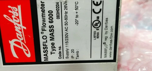Danfoss Massflo Mass6000 Flow Meter Converter Transmitter Transducer Controller - Image 6