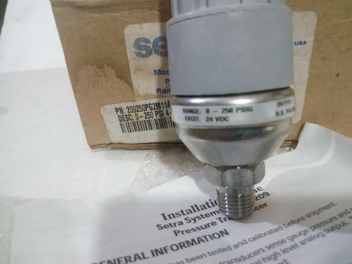Setra 209 Pressure 250 100 PSI 4-20mA Transducer Transmitter Controller - Image 6