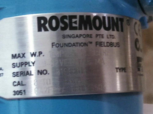 Rosemount 3051CA2F02A Fundation Fieldbus Pressure Transmitter Transducer Meter - Image 8