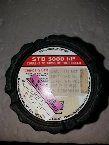 Thermo Fisher STD6000 Brandt Instruments I/P Converter Transducer Transmitter - Image 7
