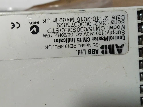 ABB CM15 ControlMaster 1/8 Din Universal Process Indicator Meter Transmitter - Image 7