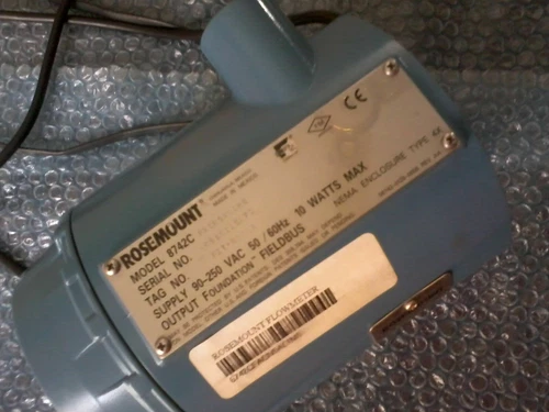 Rosemount Electro Magnetic 8742C Flow Meter Transmitter Foundation Fieldbus - Image 9