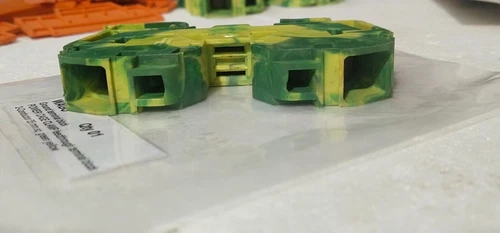 Wago 285-137 Ground Terminal Block 35mm² 2 Conductor Din rail Cage Clamp Green - Image 9