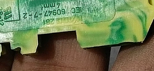 Wago 281-907 Ground Terminal Block 4 mm² 2 Conductor Din rail Cage Clamp Green - Image 10