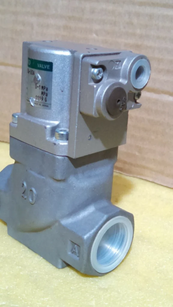 CKD SAB2W-20A-E 2 Port SS 3/4 In Air Operated Valve Transducer Transmitter Japan