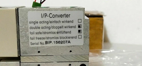 ABB I/P Converter Double Acting Valve Positioner Control Module Transducer Meter