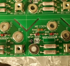 Meidensha VT310 Print Bord NPVF / N62P40602 Transducer Transmitter