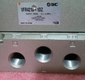 SMC VFR4210-1DZ Base Mt 3/8 Solenoid Valve 5 Port 110VAC Transmitter Meter