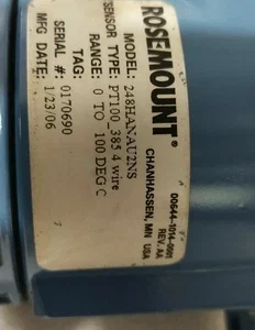 Rosemount 248 Hart 4-20mA Temperature Transmitter transducer sensor Field