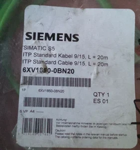 Siemens Simatic S5 ITP Cable 6XV1850-0BN20 / 12 PLC DCS Transmitter Control
