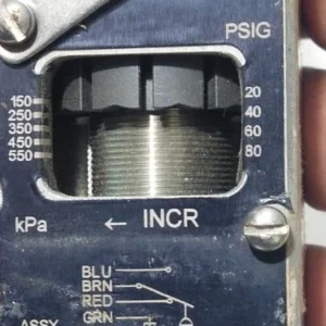 ITT 132P49C6G Pressure Switch Adjustable 20-80PSIG Controller Transmitter