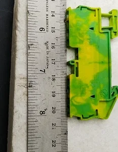 Phoenix Contact ST 2.5-Quattro-PE 4mm² Spring Cage Ground Terminal Block 4 Conn