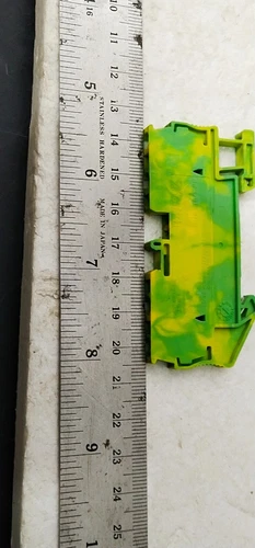 Phoenix Contact ST 2.5-Quattro-PE 4mm² Spring Cage Ground Terminal Block 4 Conn