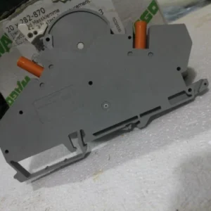 Wago Terminal Block 282-870 3 Conductor Disconnect Test Rail PLC DCS Transducer