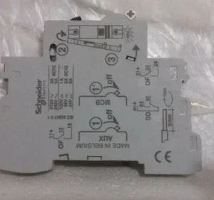 Schneider Electric Auxiliary Contact 26929 Din-Rail PLC DCS Transmitter