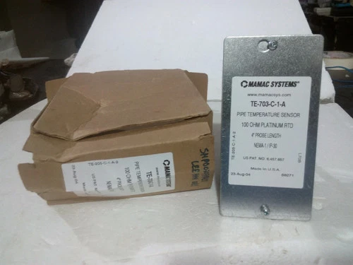 Mamac Temperature Sensor TE-703 TE-205 Transducer Controller