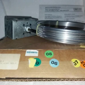 Siemens 1000 Ohms RTD Landis & Gyr 544-342 Duct Sensor Long Bendable Probe