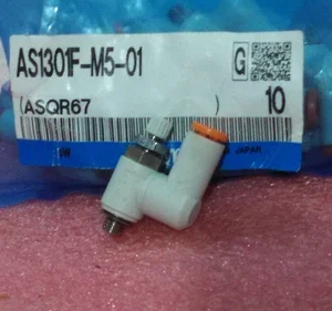 SMC AS1301F-M5-01 Flow Speed Controller 1/8 Tube Transducer Transmitter