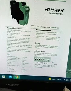Consilium I/O M 700 5100076-02A Programmable 8Channels Module PLC DCS Controller