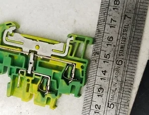 Phoenix Contact STTB2.5/2P-PE Ground Protective conductor 2 level terminal Block