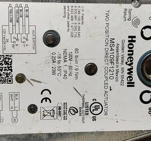 Honeywell MS4109 Actuator 9Nm 120VAC 2 Position spring return Transmitter