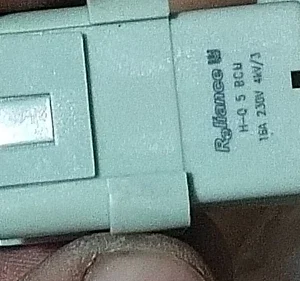 Reliance H Q 5 SCM BCU Connector Insert 15A Transmitter Transducer Controller