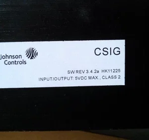 Johnson Controls CSIG Ethernet Switch Control Integrator Transmitter Transducer