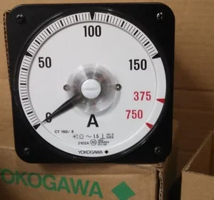 Yokogawa Switch Board Panel 0-100A Ac Meter 2102A30 Transmitter Converter