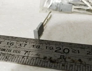 Wago 281-421 Adjacent Jumper Insulated 500V 24A Terminal Block Gray Transducer