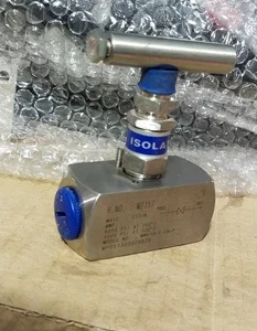 Micro MNV10 SS316 6000PSI Isolate Needle Valve 1/2 Inch Transducer Transmitter