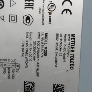 Mettler Toledo M200 Multi Parameter Transmitter Controller Ph Oxygen Conductivit