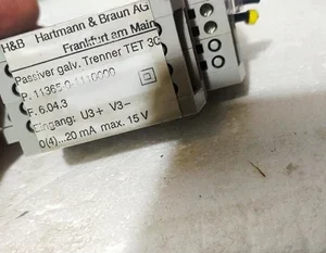 Hartmann & Braun 11365-0-1110000 TET30 Passive Galvanic Isolator PLC Transmitter